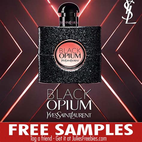 black opium perfume free sample.